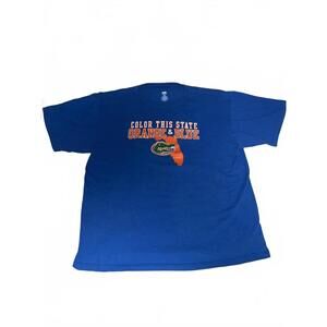 Vintage Blue Florida Gators 'Color This State Orange & Blue' T-Shirt 2XL